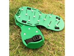 Zapatos aireadores de césped para esparcir tierra en jardines