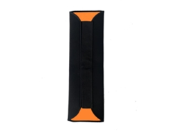 Funda para batería de bicicleta, resistente al polvo y a los arañazos, apta para cuadros de 30 a 38 cm. Mdug (negro/naranja)