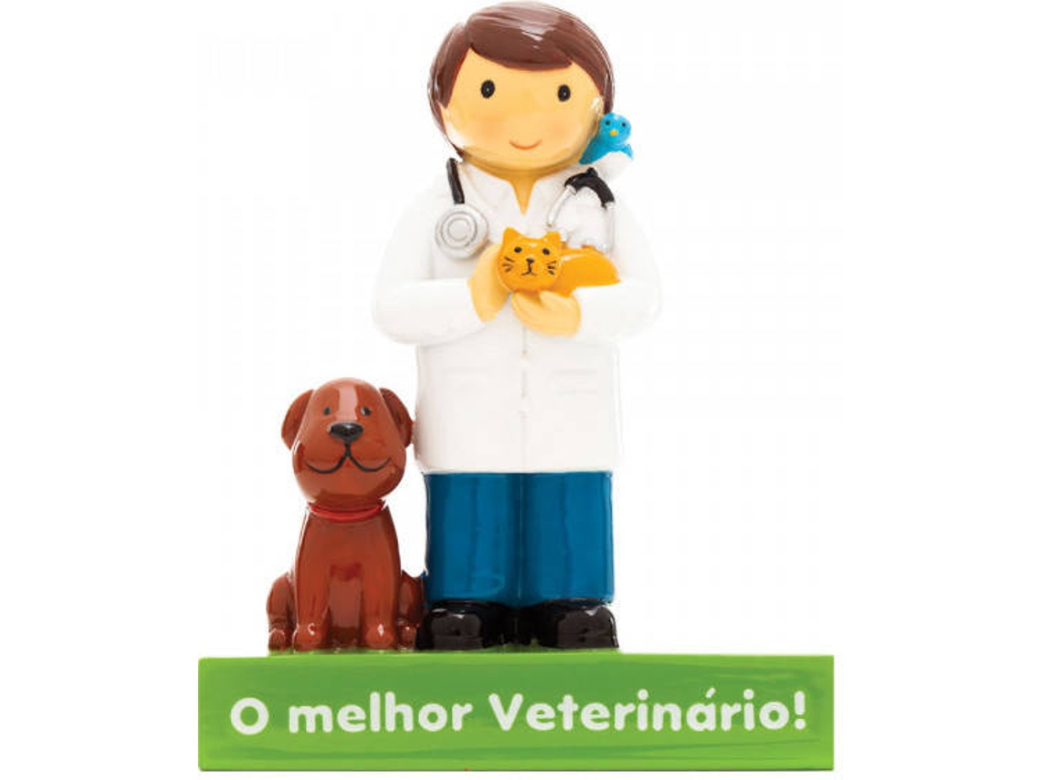 Figura Decorativa LITTLE DROPS OF WATER O Mejor Veterinario (Verde - Resina)