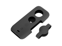 Funda protectora de silicona para cámara deportiva con tapa de lente para Insta360 One Xblack Facpoet
