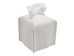 Porta Papel Higiénico Cuadrado en Cuero Sintético Moderno para Baño/Lavabo/Mesita de Noche/Oficina KOFIHETY