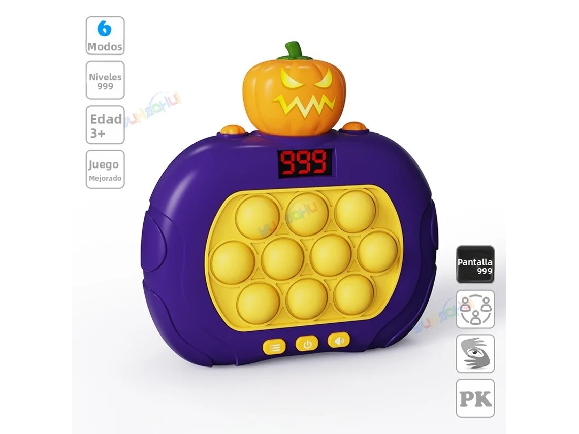 Divertido Luminiscencia Electrónica Rebote Rápido Push-pull Juego Rompecabezas Rápido Push-pull Descompresión Juguete Electrónico