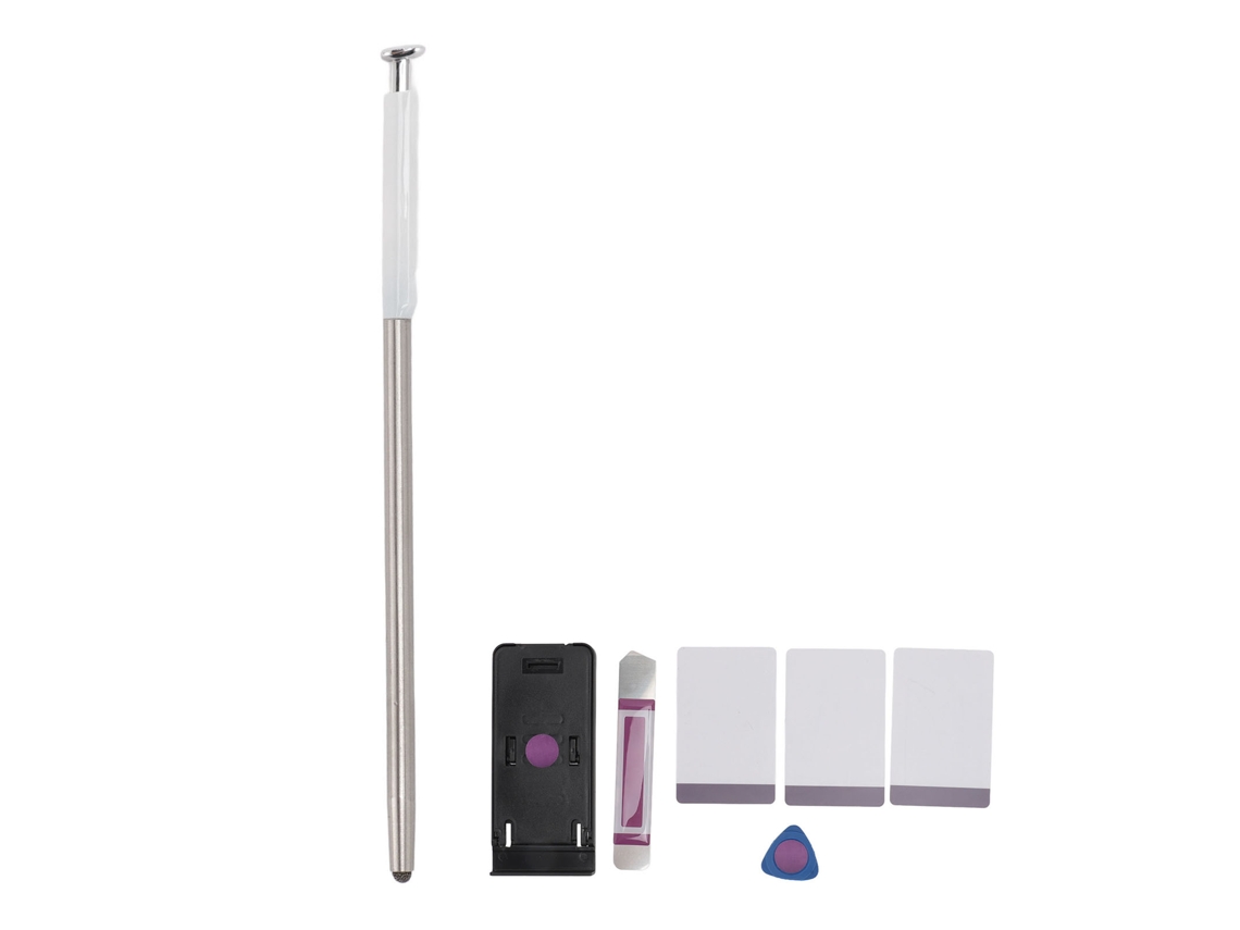 Lápiz Óptico Style Pen Para Motorola Moto G Stylus 2021 Xt2115, Kit Con Accesorios, Metal Blanco.