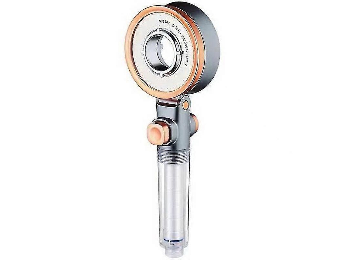 Ducha De Lluvia Doble Cara 3 Modos Abs Redonda Cromada Ahorro De Agua Boquilla G1/2 Pared Adjustable