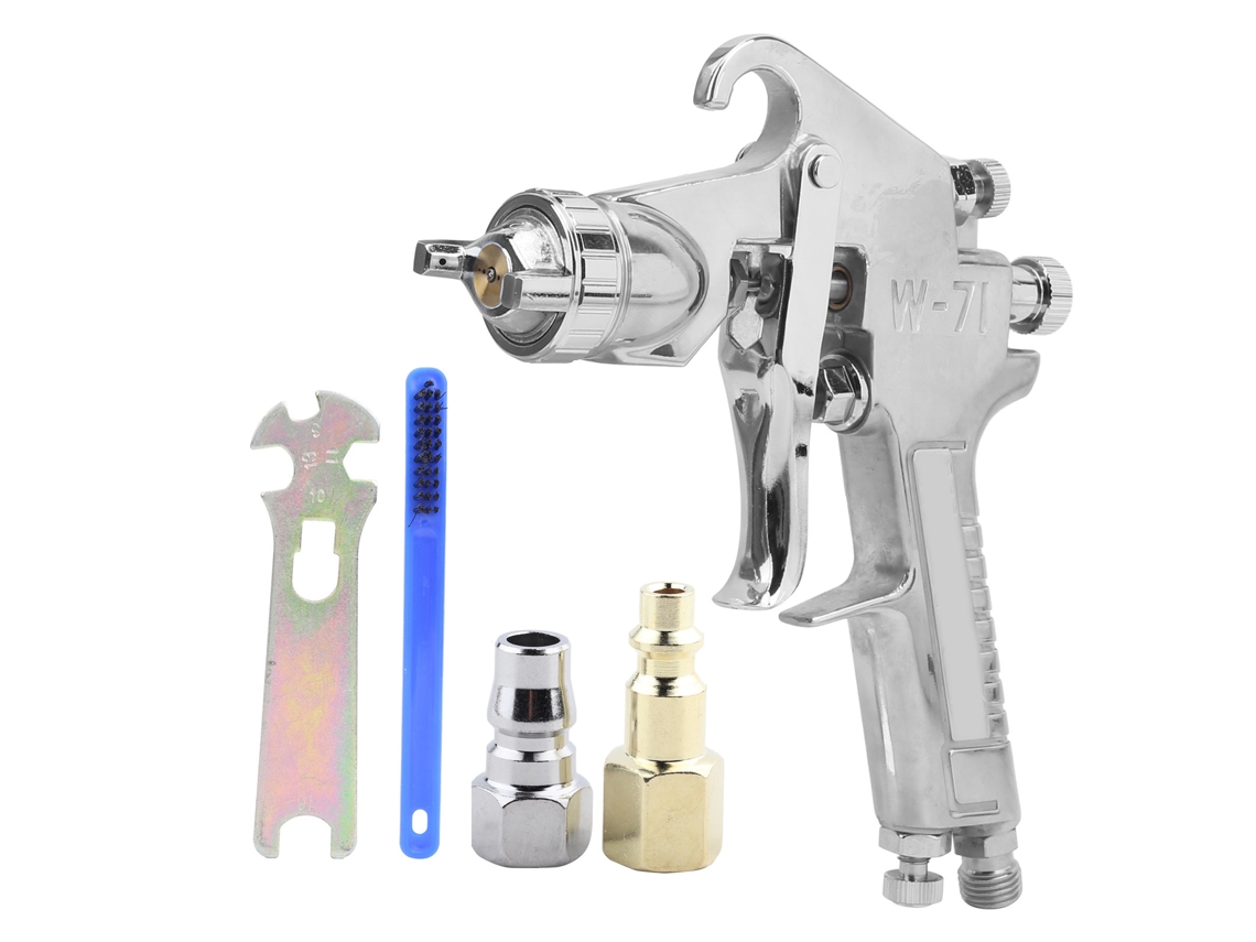 Pistola De Pintura Neumática W-71 De Acero Inoxidable De 1,5 Mm Para Puertos Marítimos E Industria.