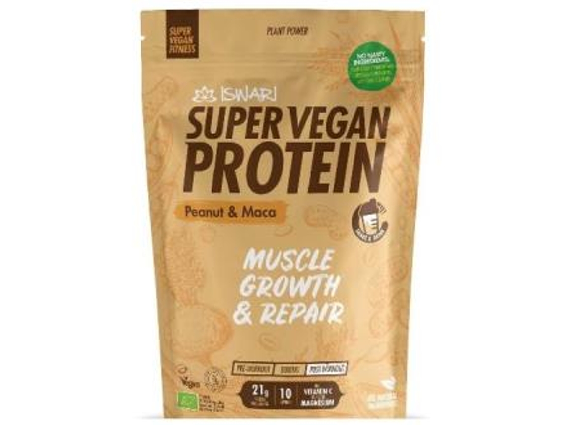 Protein Super Peanut Maca Sin Gluten Bio Vegan 400G ISWARI