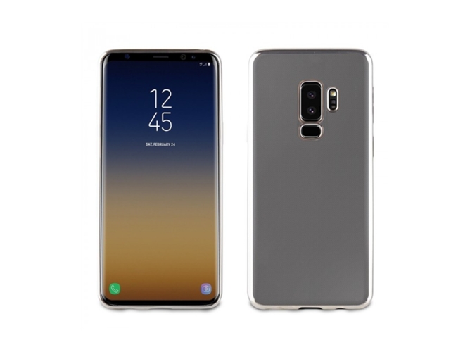 Carcasa Samsung Galaxy S9+ MUVIT LIFE Bling Transparente