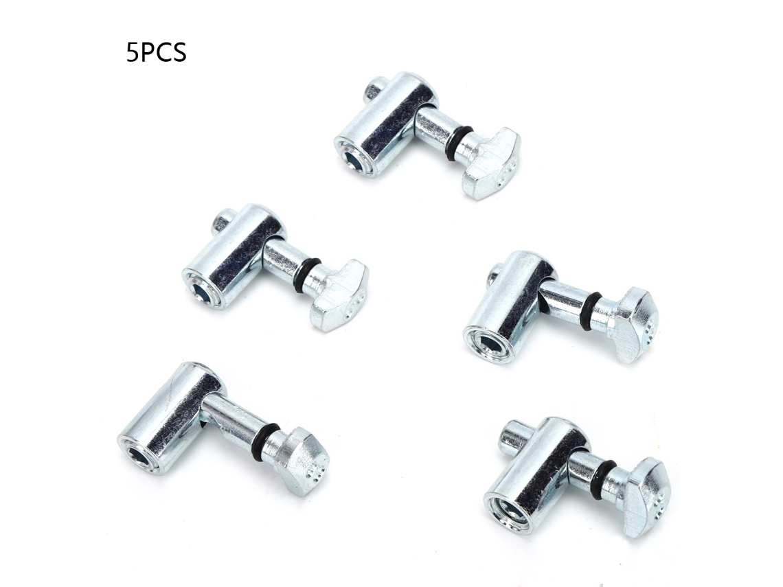 5 Conectores De Escuadra Angular De Acero Al Carbono Para Perfiles De Aluminio De 30/40 Mm, Estándar Europeo, 90 Grados.