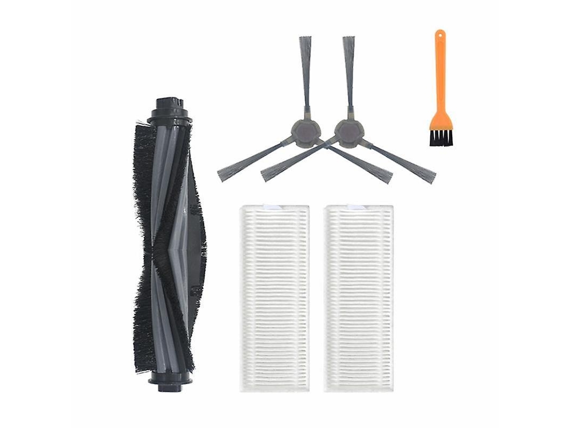 6 peças de escova lateral principal lavável filtro hepa para ecovacs deebot n9
