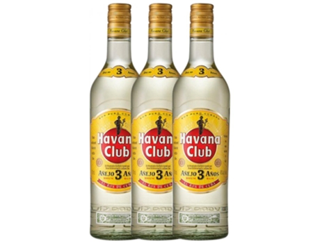 Rum HAVANA CLUB Havana Club Dorado 3 Anos (0.7 L - 3 unidades)
