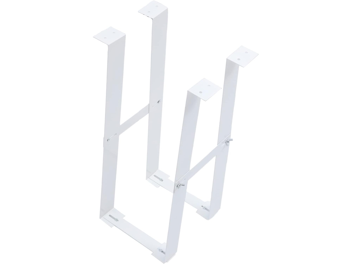 Soporte de escritorio ajustable para ordenador en acero al carbono, diseño compacto para colgar. SFUSHOS