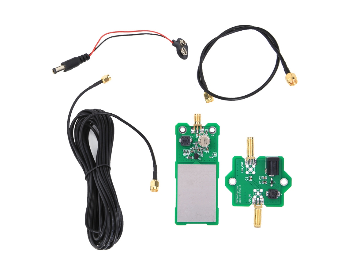 Antena Activa De Onda Corta Sdr Para Interior Exterior 100khz-30mhz 9v-15v Con Cable