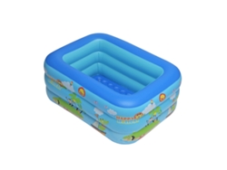 Piscina hinchable SPQMENT para uso interior y exterior (122x93x50cm)