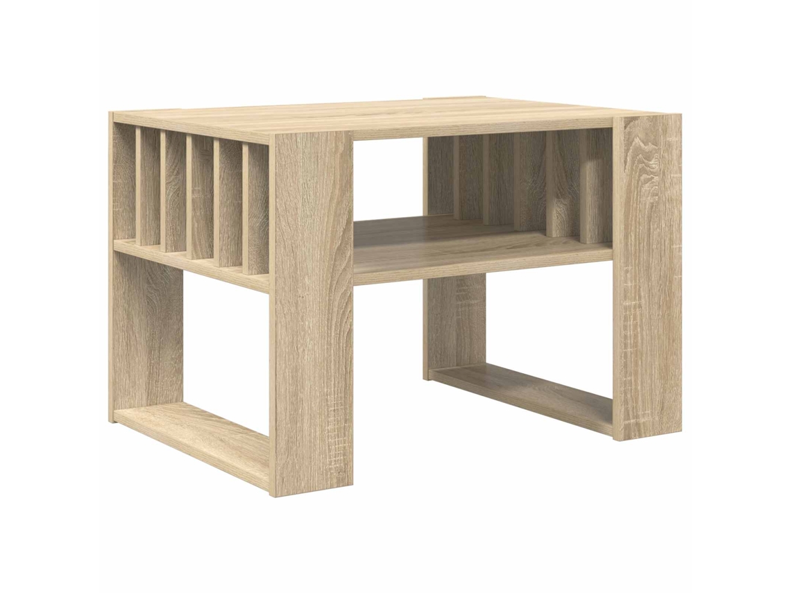Mesa de centro HARLANV1 en roble Sonoma, 66 x 49,5 x 45 cm.