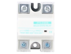 Relé De Estado Sólido Led Indicador Zyg-d4820 4-32v 20a 24-480v Para Equipos Eléctricos Y Control