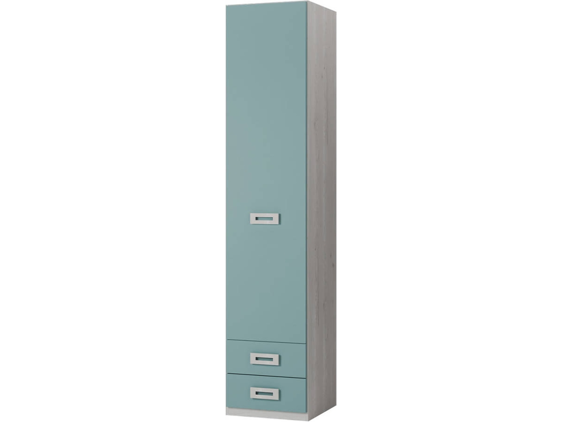 Armario MUEBLAM Artic Aqua Blue Melamina (50x232x50 cm)