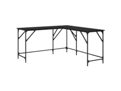 Maison Exclusive - Escritorio Roble Negro 149 X 149 X 75 Cm Madera Contrachapada