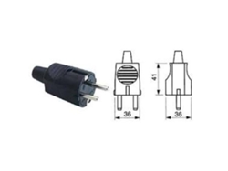 Clavija bipolar 16a.250v 16706 cn