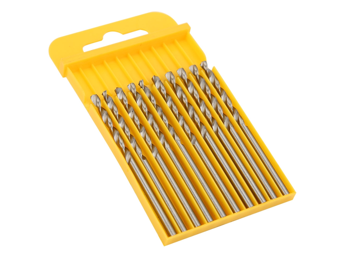 2026velora-10 Cajas Brocas Twist Hss Mango Recto Herramienta Taladro Carpintería 2.8mm 10 Und/caja