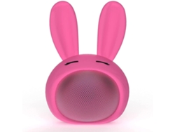 Yemaesre - Altavoz Bluetooth potente, divertido y bonito, color rosa, resistente al agua y con manos libres