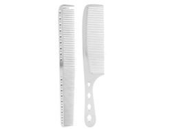 2pcs Peine De Pelo Espacio Aluminio Acero Inoxidable Antiestático Peine De Corte Herramienta De Belleza