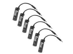 Cables De Interfaz De Audio Irig 6 Para Guitarra, Compatibles Con Teléfono Y Ipad, Color Negro.