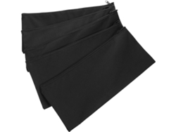 Topbathy Juego De Bolsas Lona Negra Bolsa Ideal Aparatos