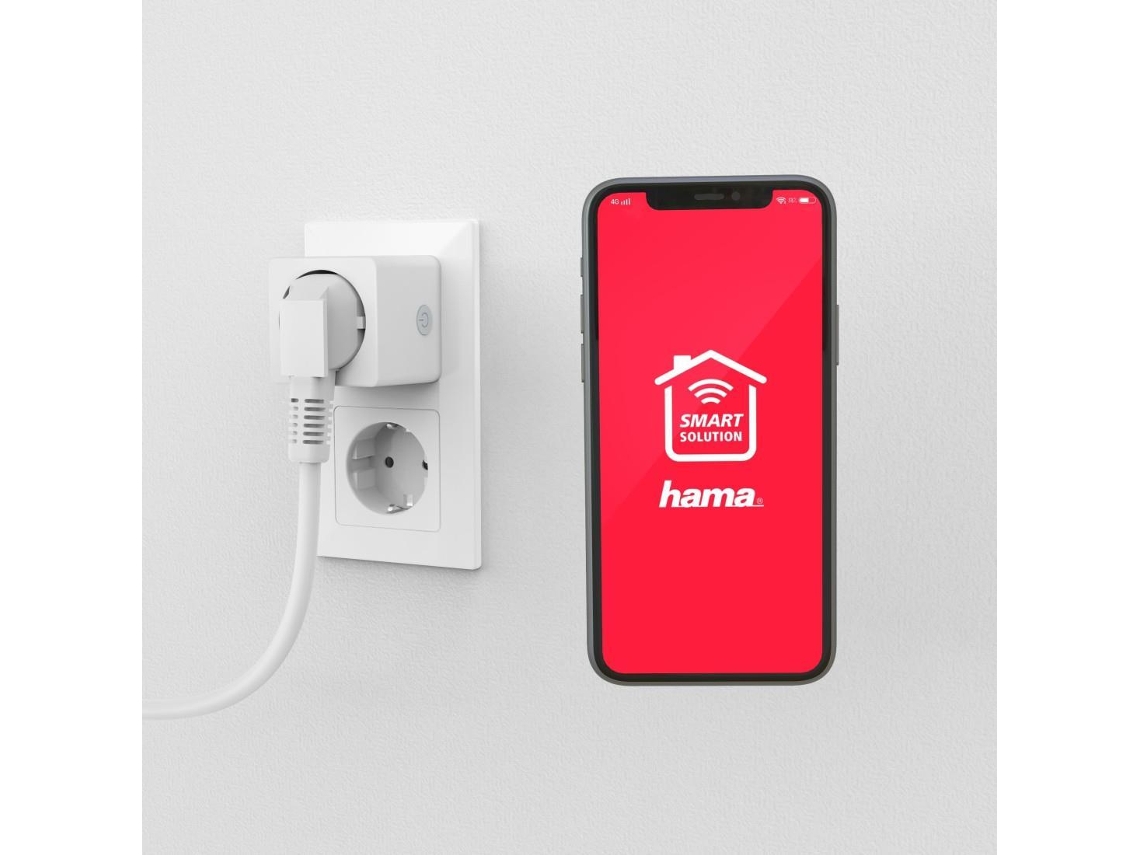 Wifi Socket Intelligente Steckdose Kabellos Wi Fi 2.4 Ghz Weiß (00176571) Hama (packung Mit 3)