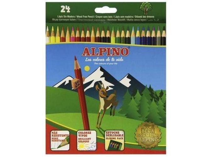 Lápiz de Color ALPINO (24 Un - Multicolor)