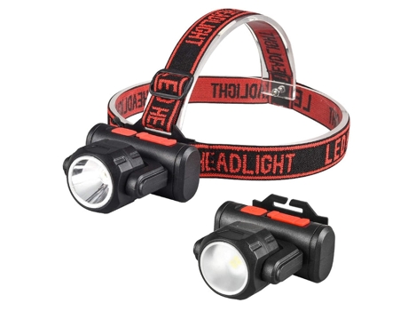 Linterna frontal con sensor YIZHOOD de interruptor doble Lantern-0213 Linterna frontal recargable por USB con movimiento corporal (negro) YIZHOOD