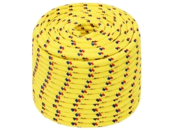 Cuerda De Barco Polipropileno Amarillo 12 Mm 250 M