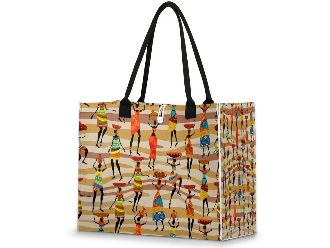 Bolso étnico africano grande Tropicallife para mujer y hombre, 42 x 17,33 cm, con varios modelos.