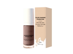 Base de maquillaje termosensible que cambia de color para pieles oscuras.