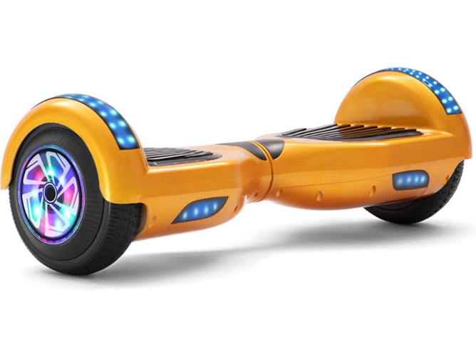 Hoverboard E-RIDES TLTL2 Naranja (Altavoz Bluetooth|Autonomía: 30-60 min| Velocidad Máx: 12 km/h)