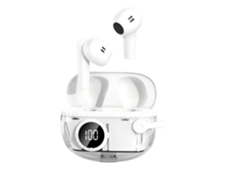 Auriculares Bluetooth inalámbricos verdaderos V5.3 Modo dual Juegos Música Conexión automática Blanco VEANXIN