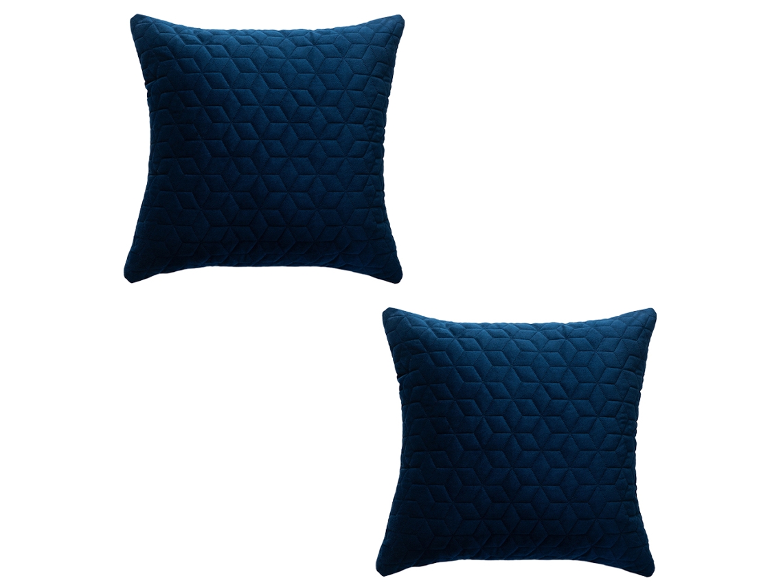 Fundas De Almohada De Terciopelo Para El Hogar Con Diseño De Celosía Hexagonal