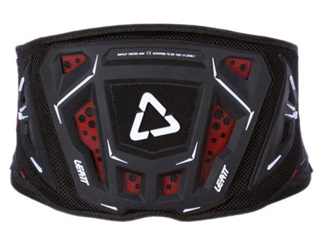 Proteccion Corporal Unisex LEATT Kidney Belt 3df 3.5 Negro para Motociclismo (L - XL)