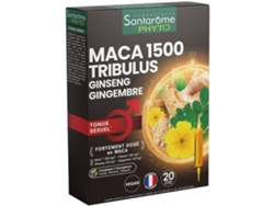 Phyto Maca 1500 Tribulus Ginseng Jengibre 20 Botellas SANTAROME