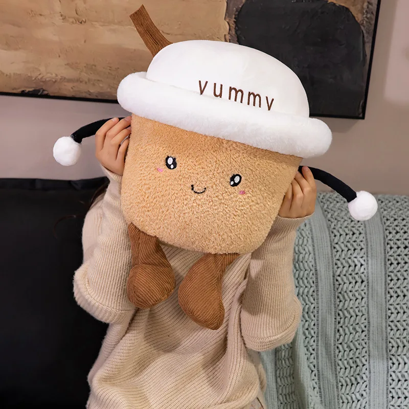 (estilo Adorable, 50 Cm) Almohada/respaldo Para Adultos Con Diseño De Té Con Leche Y Soporte Lumbar