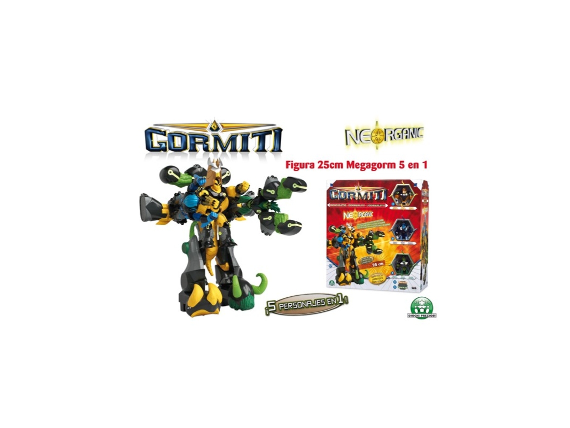 Gormiti neorganic figura 25 cm 5en1 (unidad)