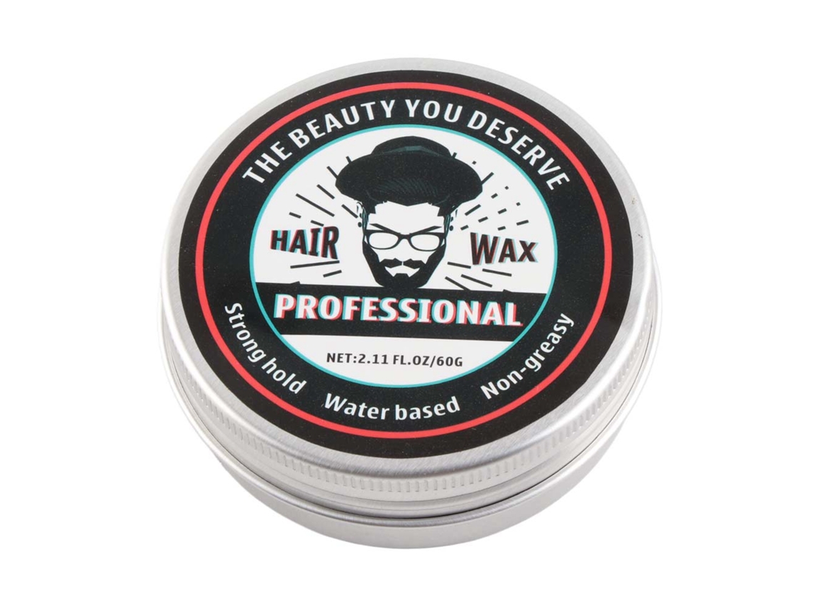 Arcilla para peinar el cabello natural, 60 g, cera para peinar con hidratación duradera.