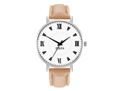 Reloj De Pulsera Para Hombre De Moda Y Ocio Cuarzo Analógico Duradero Beige