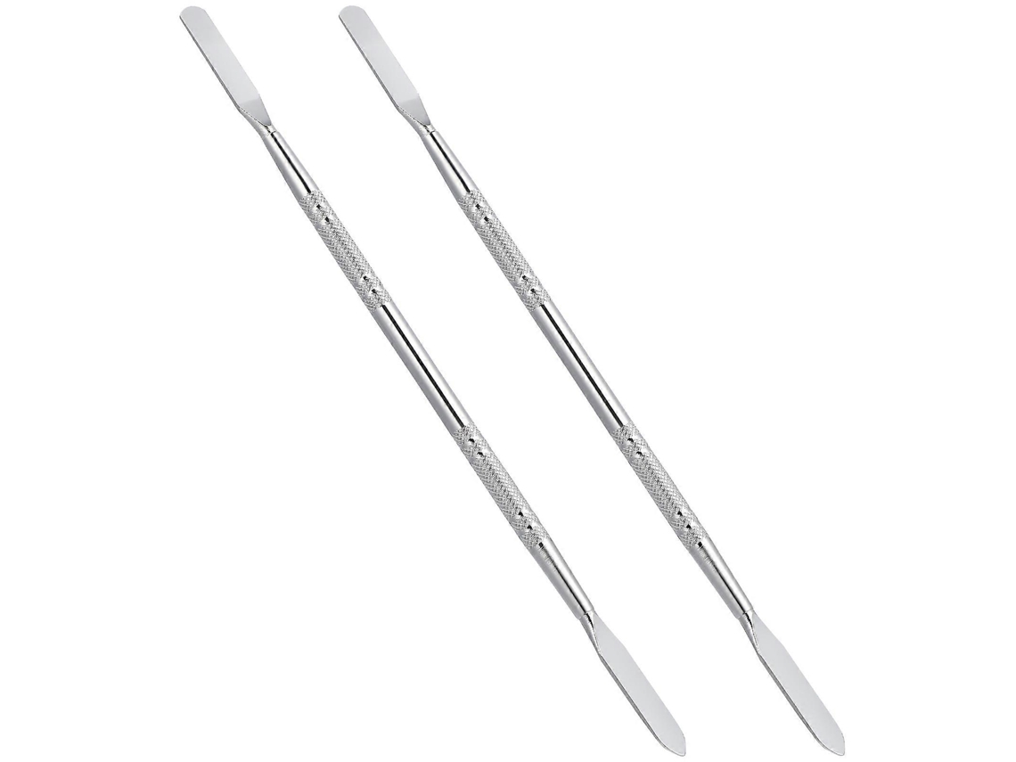 2 Herramientas De Apertura Y Reparación E Tool Kit Palanca De Metal Para Teléfonos Móviles Y Electrónicos 17,5-0,5cm Plata