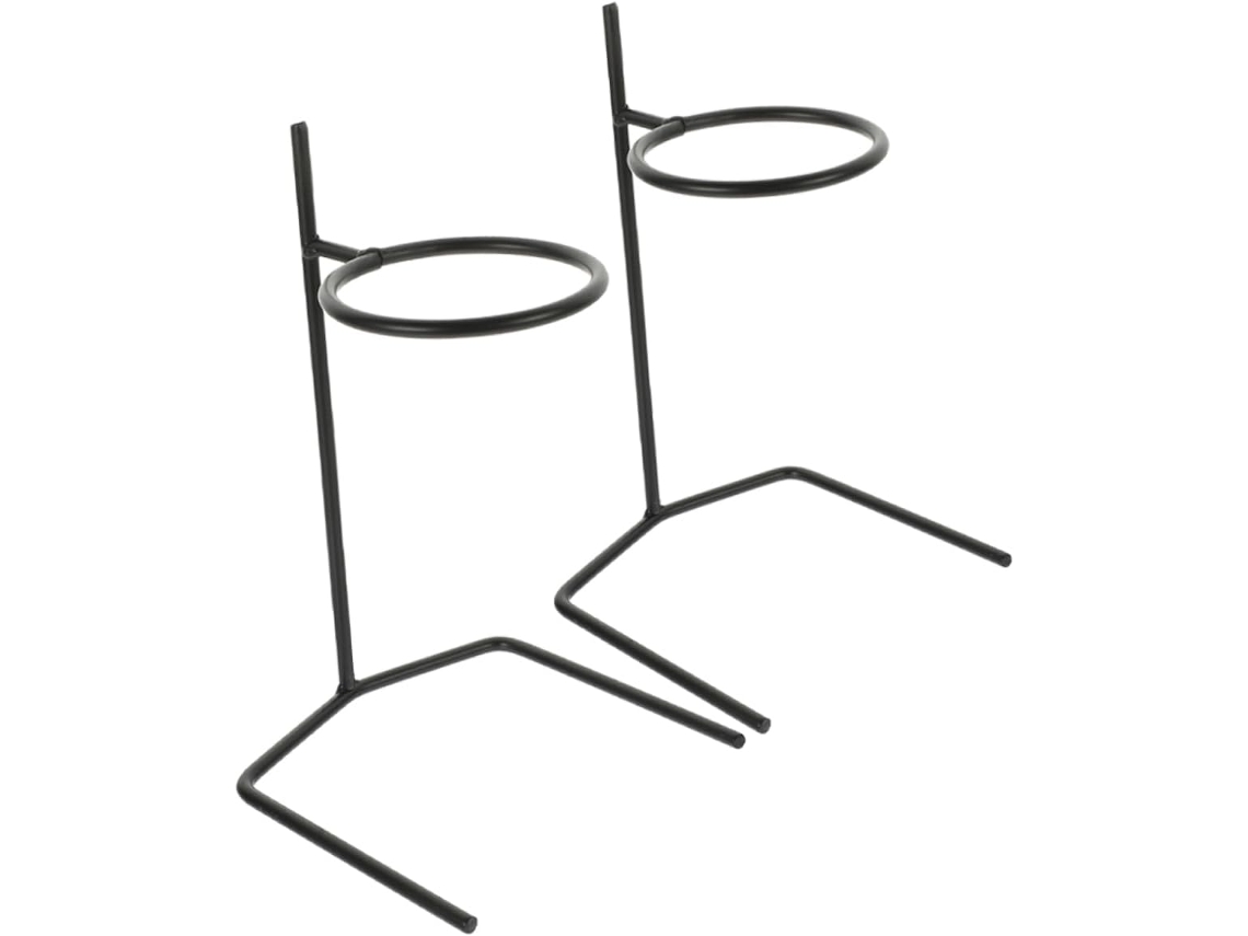 Portafiltros de café de metal, 2 piezas, diseño portátil, ideal para preparar café en casa Gokoco