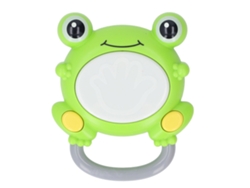 Bjww - Tambor Eletrônico Iluminado para Bebês com Luz e Música, Brinquedo Educativo para Crianças, Desenho Animado Verde