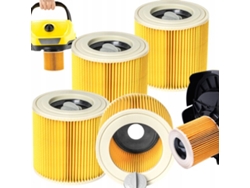 Filtro para aspiradora Karcher WD3, WD2, KWD3, MV3, SE4001 (juego de 3 filtros)
