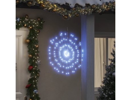 Luces de Navidad VIDAXL Estrellas Uds Led Blanco (17 cm)