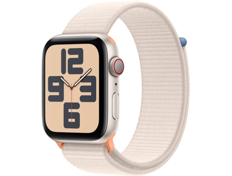 APPLE Watch SE GPS+Cellular 44 mm Blanco Estrella con Loop Deportiva Blanco Estrella