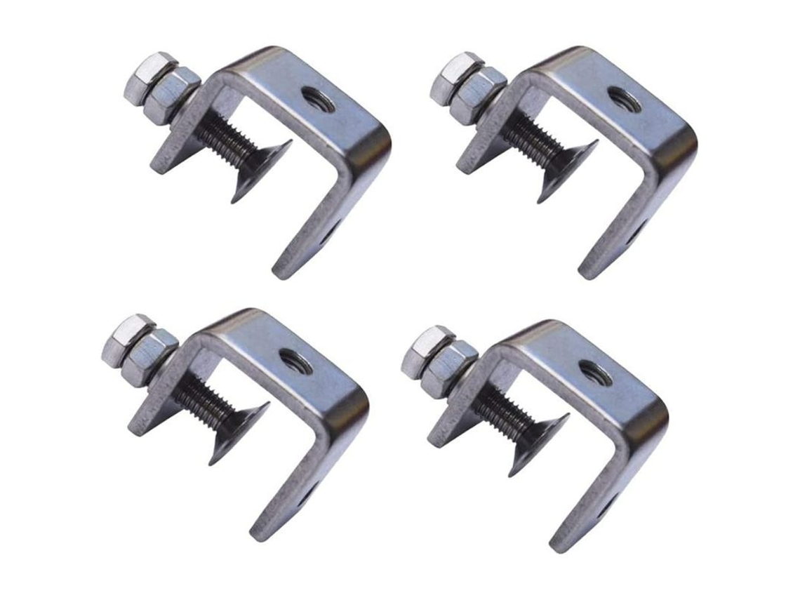 2026-4 Pinzas De Acero Inoxidable 304 En Forma De C Para Carpintería Y Trabajos Diy, Pinzas Fuertes Con Boca Ancha