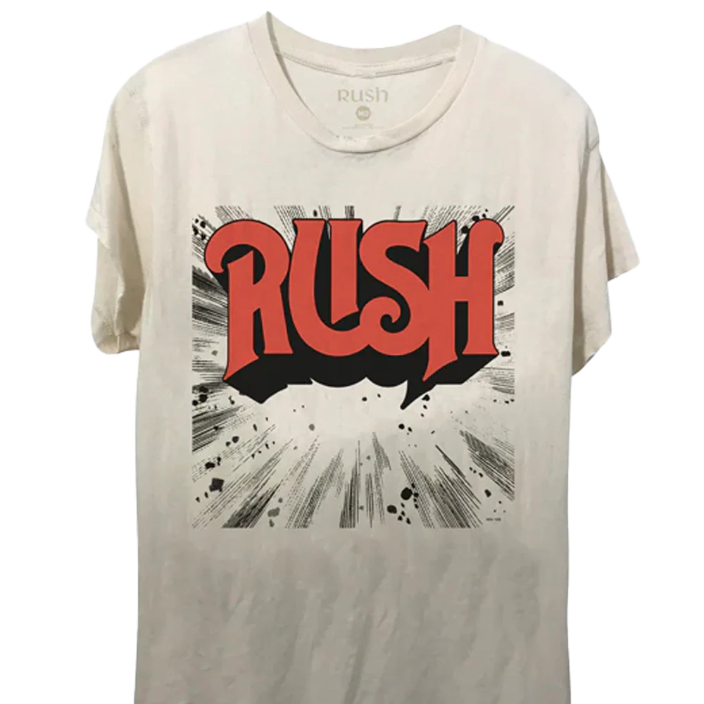 Rush Starburst T-shirt Unisex Rockinstone Size:s